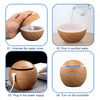 Home Wood Grain Air Humidifier Purifier Aroma Diffuser USB Ultrasonic